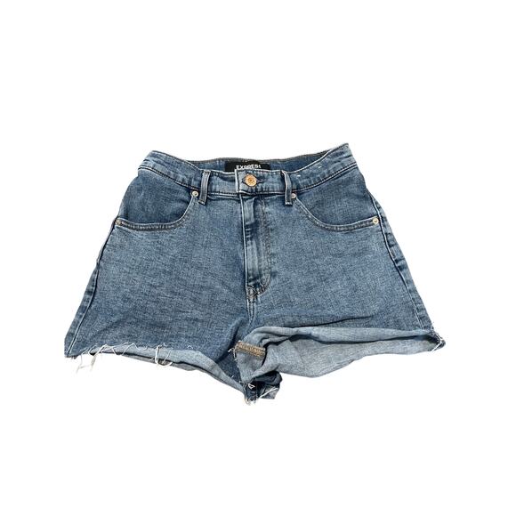 EXPRESS Mom Short Shortie High Waisted Size 4 - Picture 1 of 4